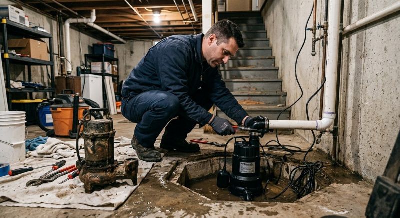 Sump Pump Plumbing in Warwick, RI